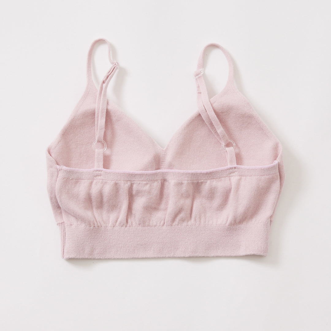 《予約商品》Comfy Knitbralette<br>コンフィニットブラレット(PINK SALT)