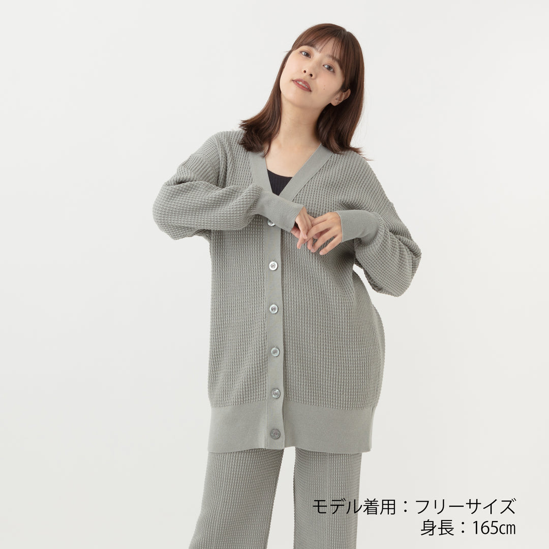 Puffy Knit Cardigan<br>パフィーニットカーディガン