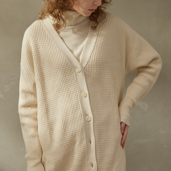 Puffy Knit Cardigan<br>パフィーニットカーディガン