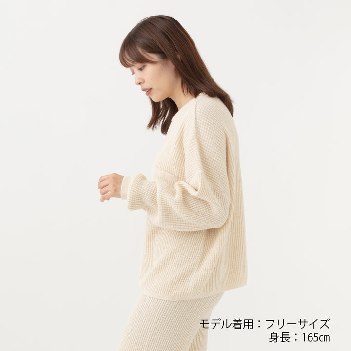 Puffy Knit Pullover<br>パフィーニットプルオーバー