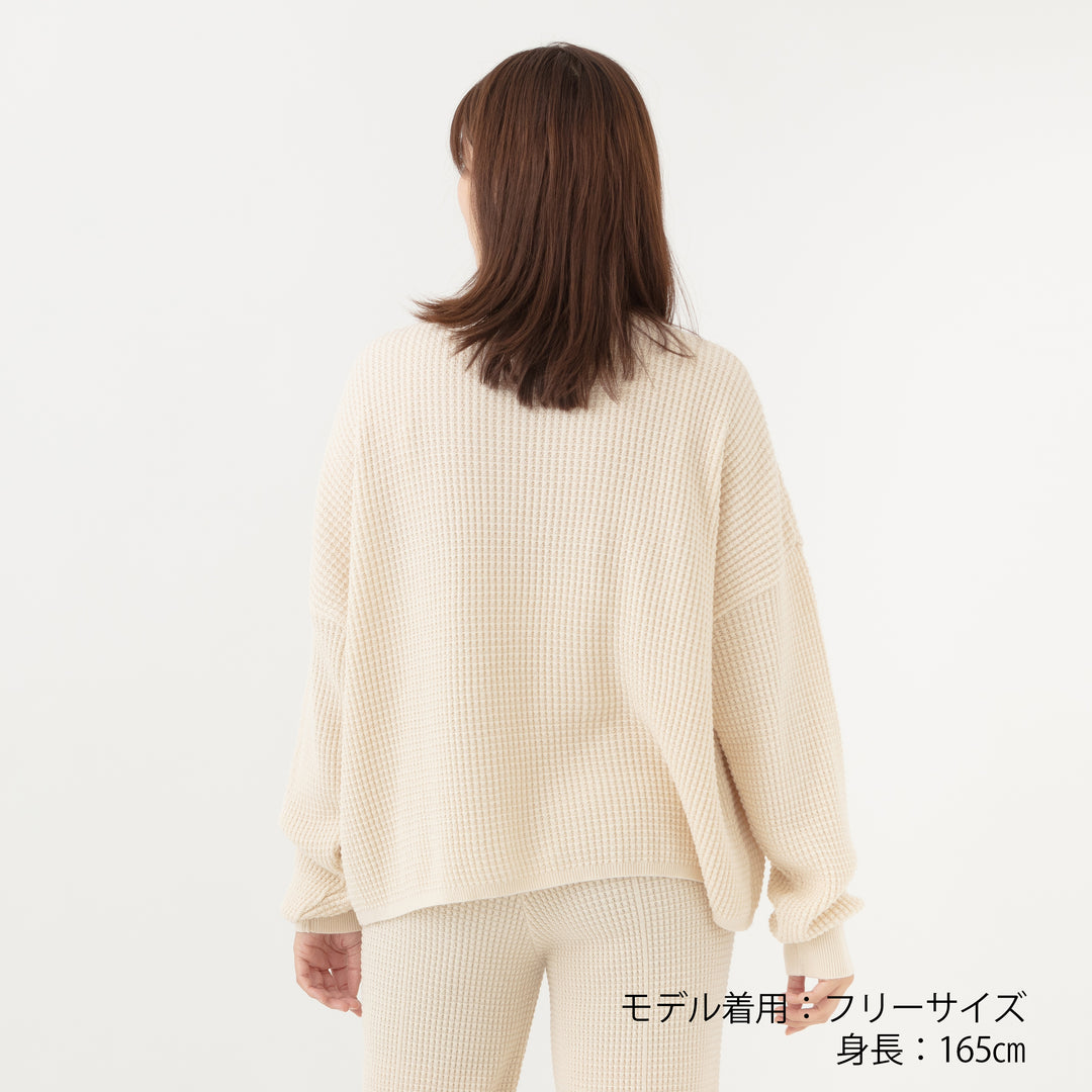 Puffy Knit Pullover<br>パフィーニットプルオーバー