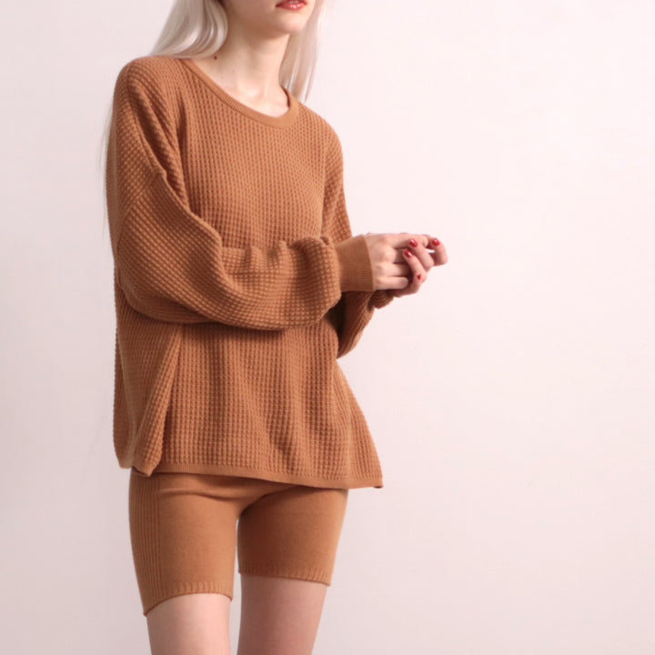 Puffy Knit Pullover<br>パフィーニットプルオーバー