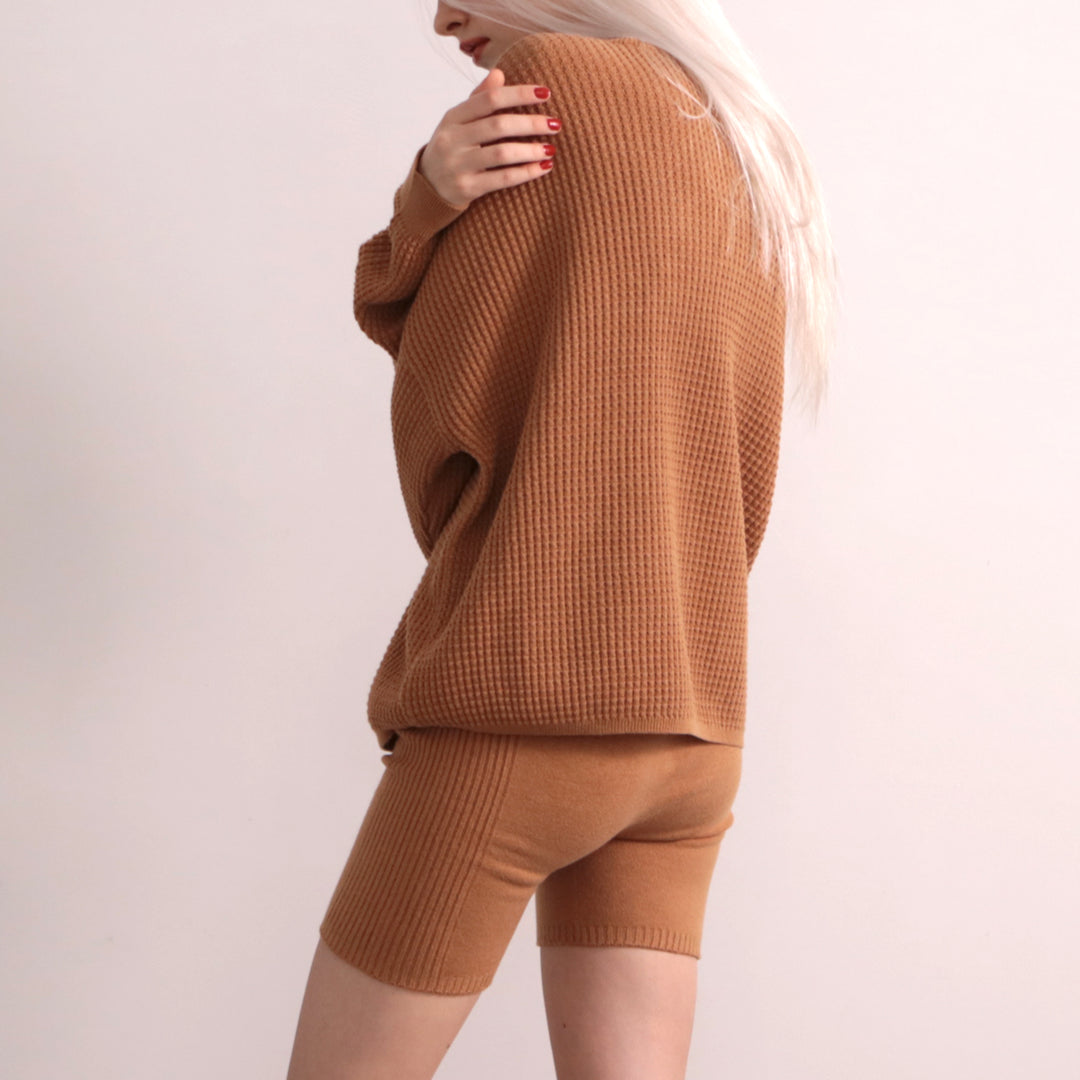 Puffy Knit Pullover<br>パフィーニットプルオーバー