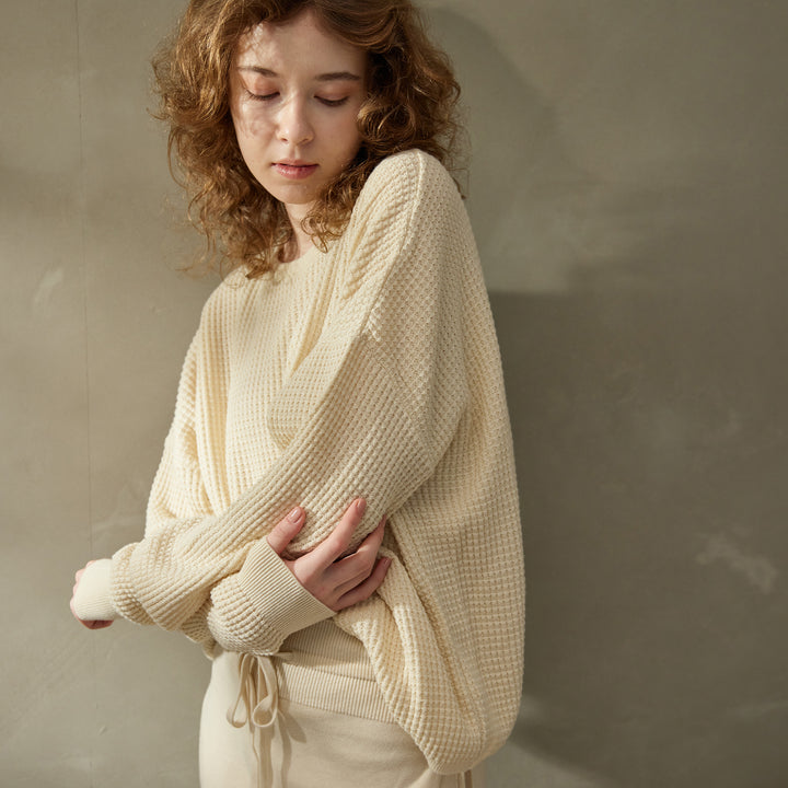 Puffy Knit Pullover<br>パフィーニットプルオーバー