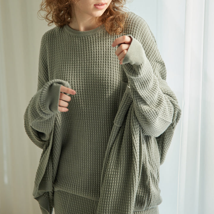 Puffy Knit Pullover<br>パフィーニットプルオーバー