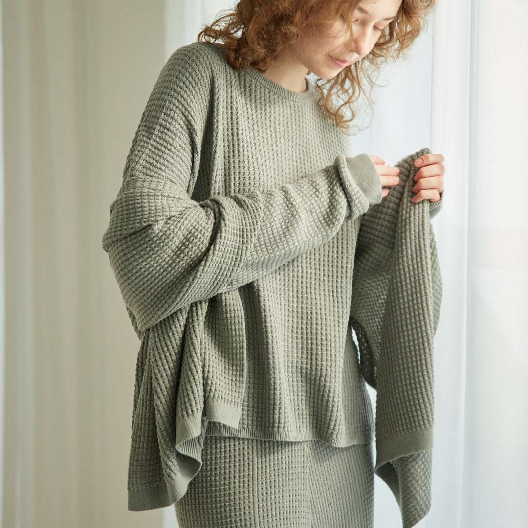 Puffy Knit Pullover<br>パフィーニットプルオーバー