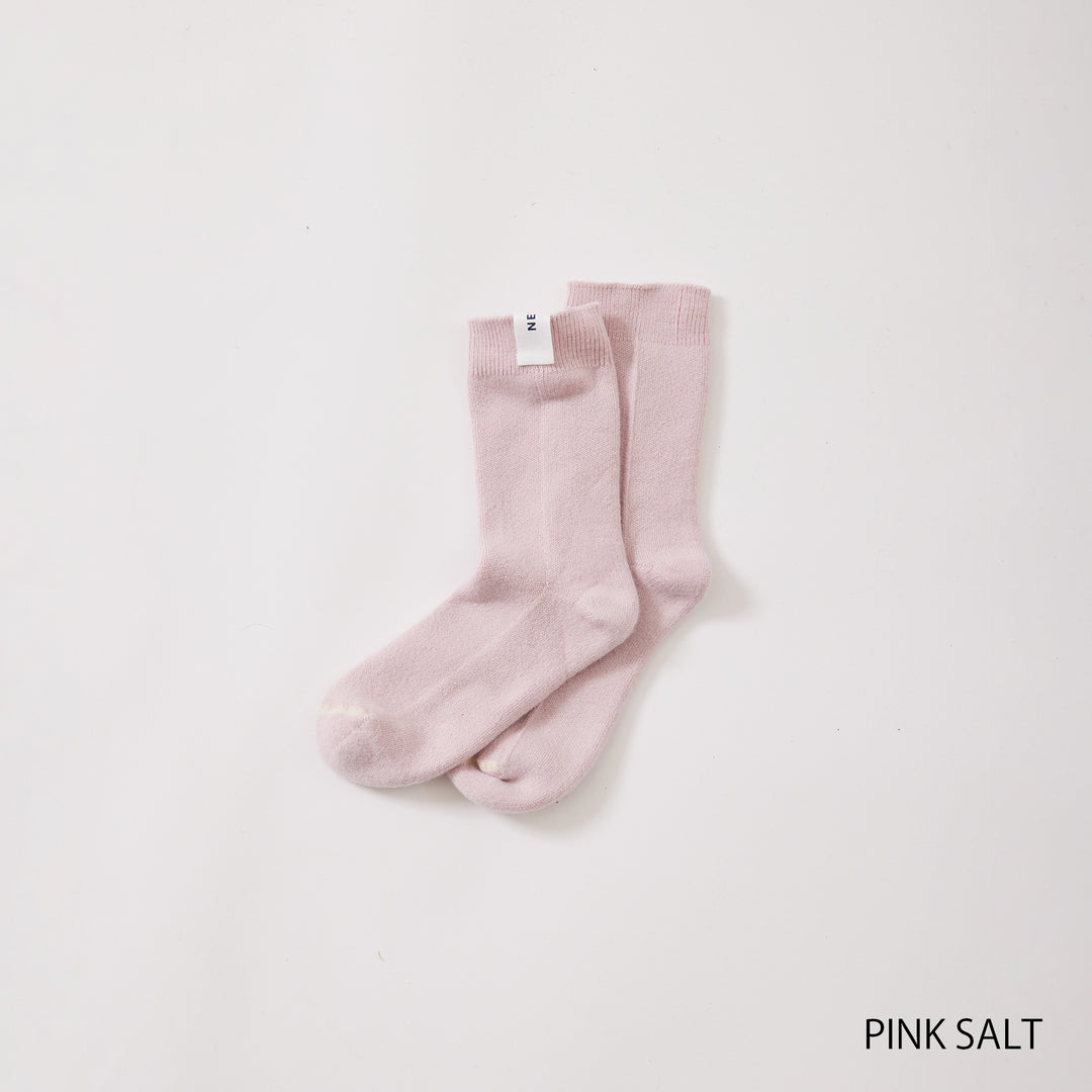 《予約商品》Double Knit Socks<br>ダブルニットソックス (PINK SALT)