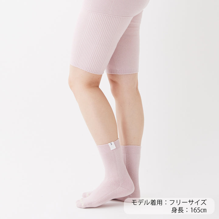 Double Knit Socks<br>ダブルニットソックス (PINK SALT)