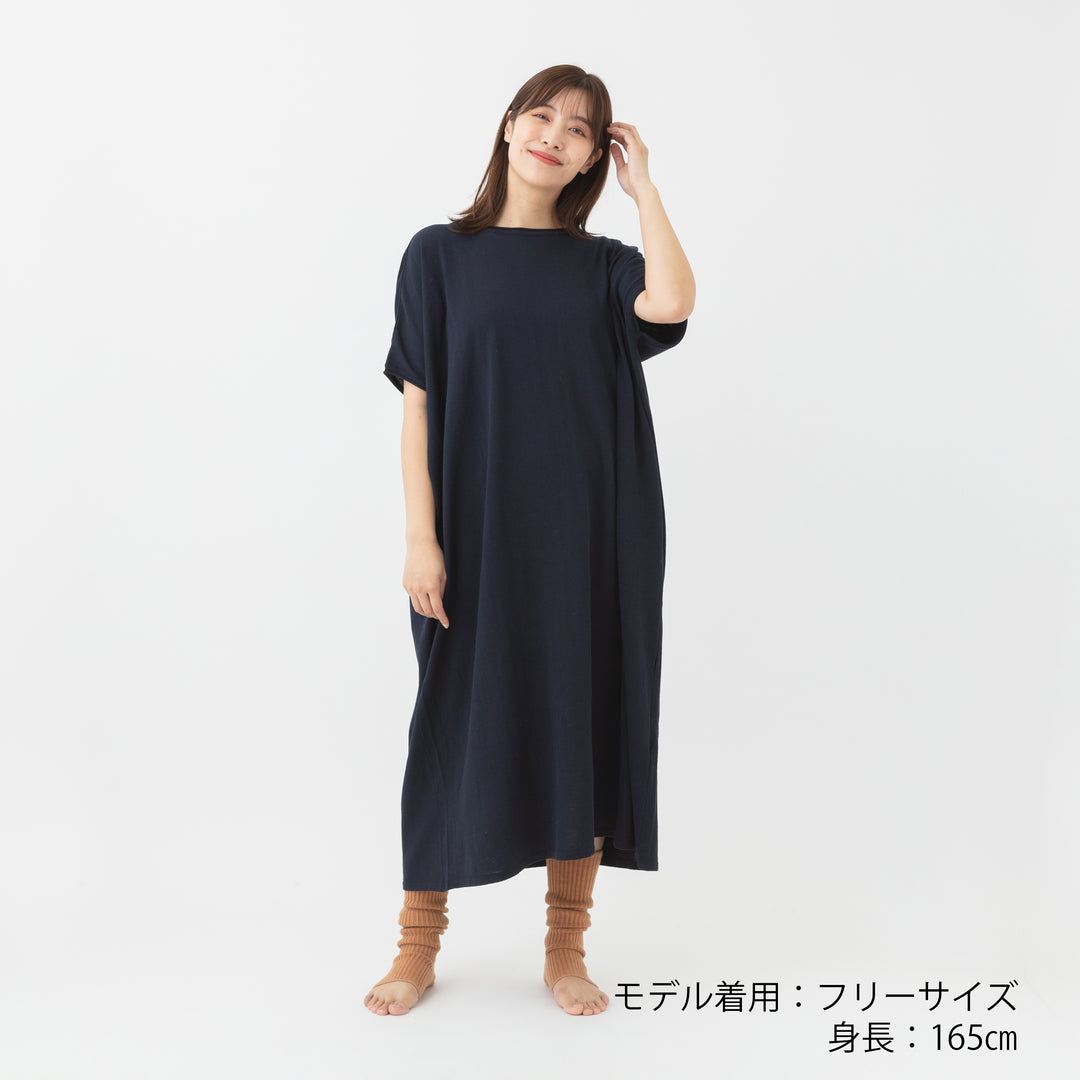 《SALE》Cozy Cotton Knit One Piece<br>コージーコットンニットワンピース