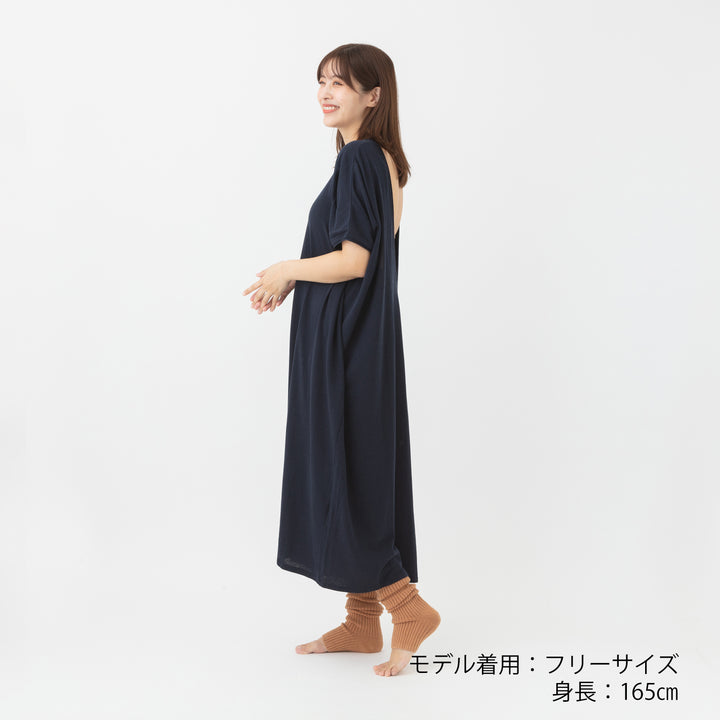 《SALE》Cozy Cotton Knit One Piece<br>コージーコットンニットワンピース