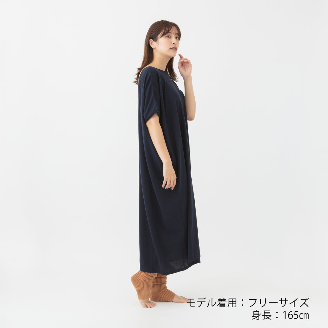 《SALE》Cozy Cotton Knit One Piece<br>コージーコットンニットワンピース