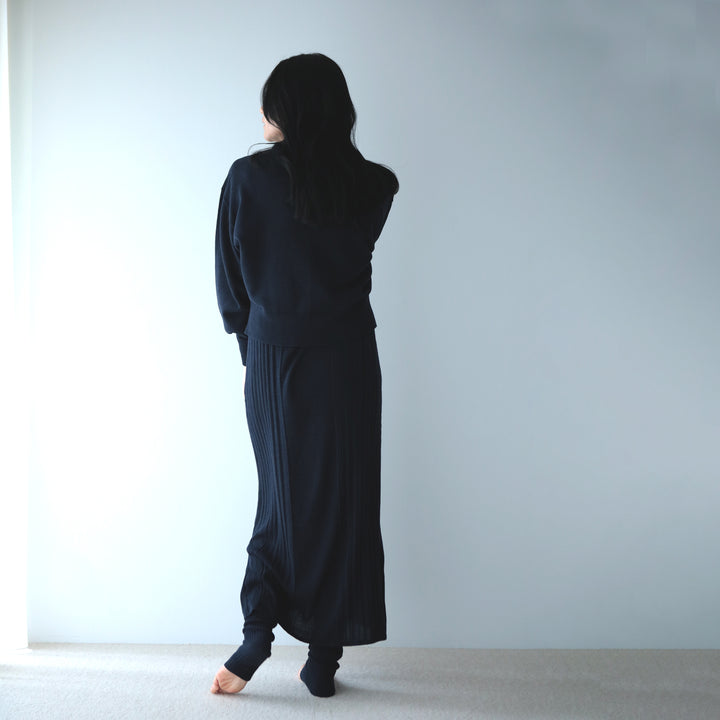 Fika Random Rib Knit Dress<br>フィーカ ランダムリブニットワンピース