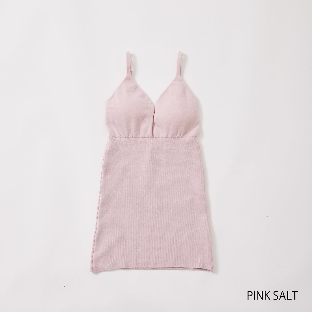 《予約商品》Comfy Knitbratank<br>コンフィニットブラタンク(PINK SALT)