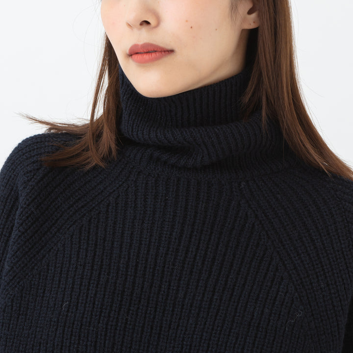 《SALE》Recycle Wool Turtleneck Pullover<br>リサイクルウール タートルネックプルオーバー