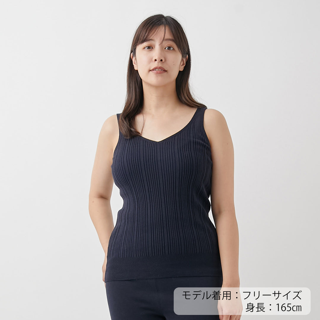 Fika Random RibTank Top<br>ランダムリブニット タンクトップ