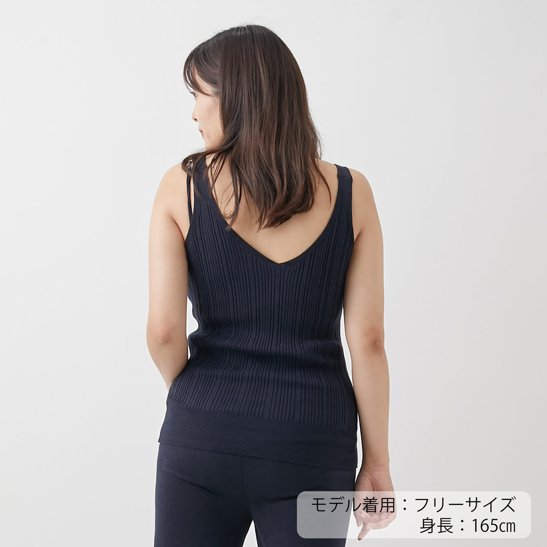 Fika Random RibTank Top<br>ランダムリブニット タンクトップ