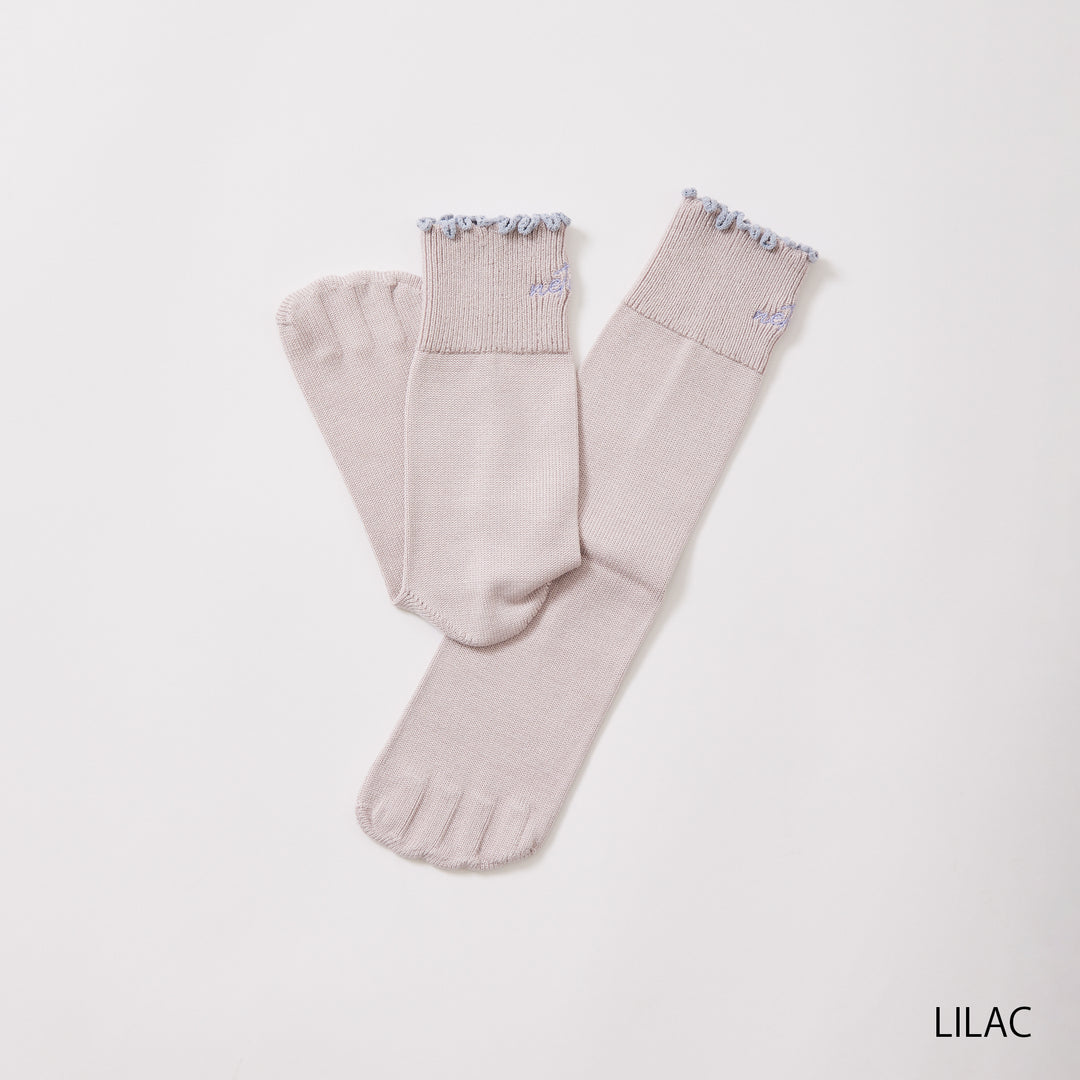 Silk Partition Socks<br>シルクパーテーションソックス