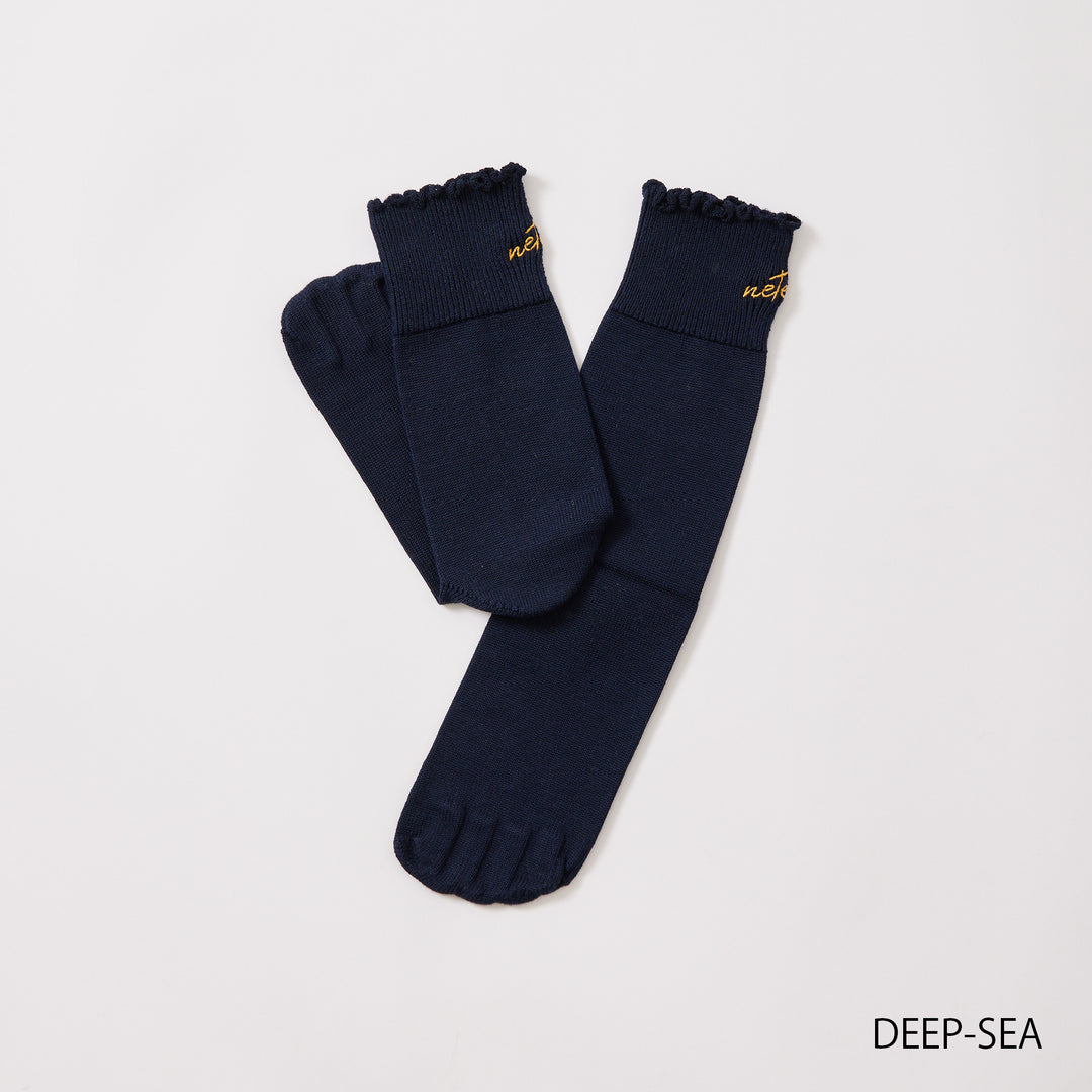 Silk Partition Socks<br>シルクパーテーションソックス