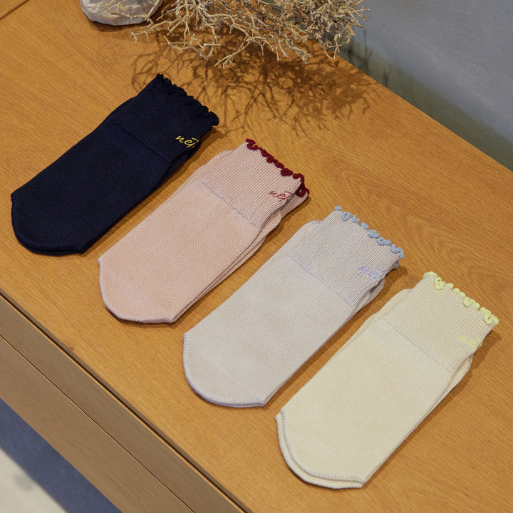 《SALE》Silk Partition Socks<br>シルクパーテーションソックス