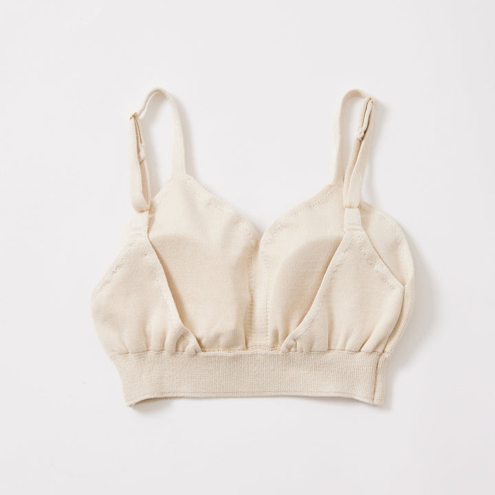 Silk Knit Bralette<br>シルクニットブラレット