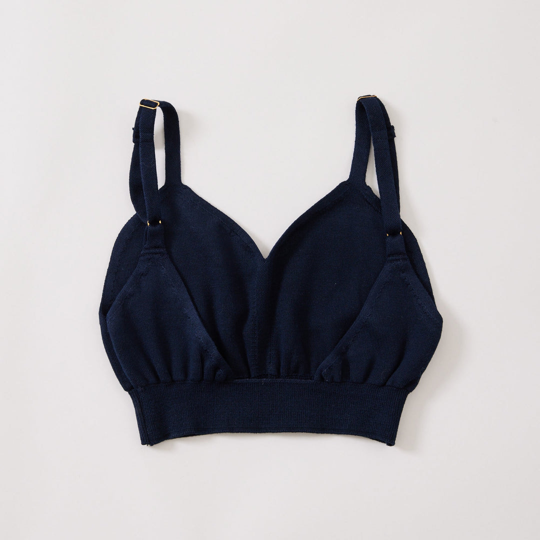 Silk Knit Bralette<br>シルクニットブラレット