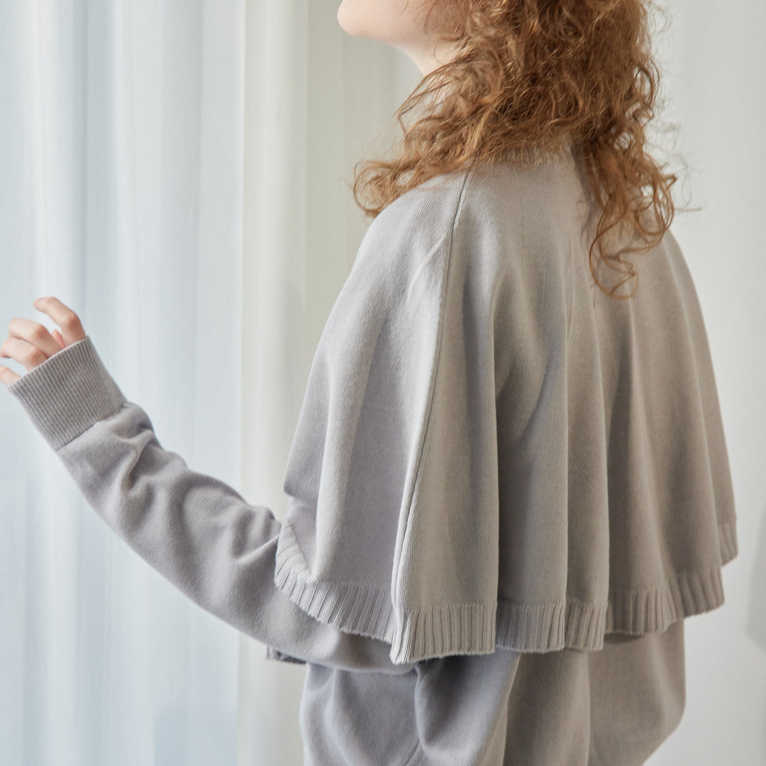 Comfy Knit Poncho<br>コンフィニットポンチョ