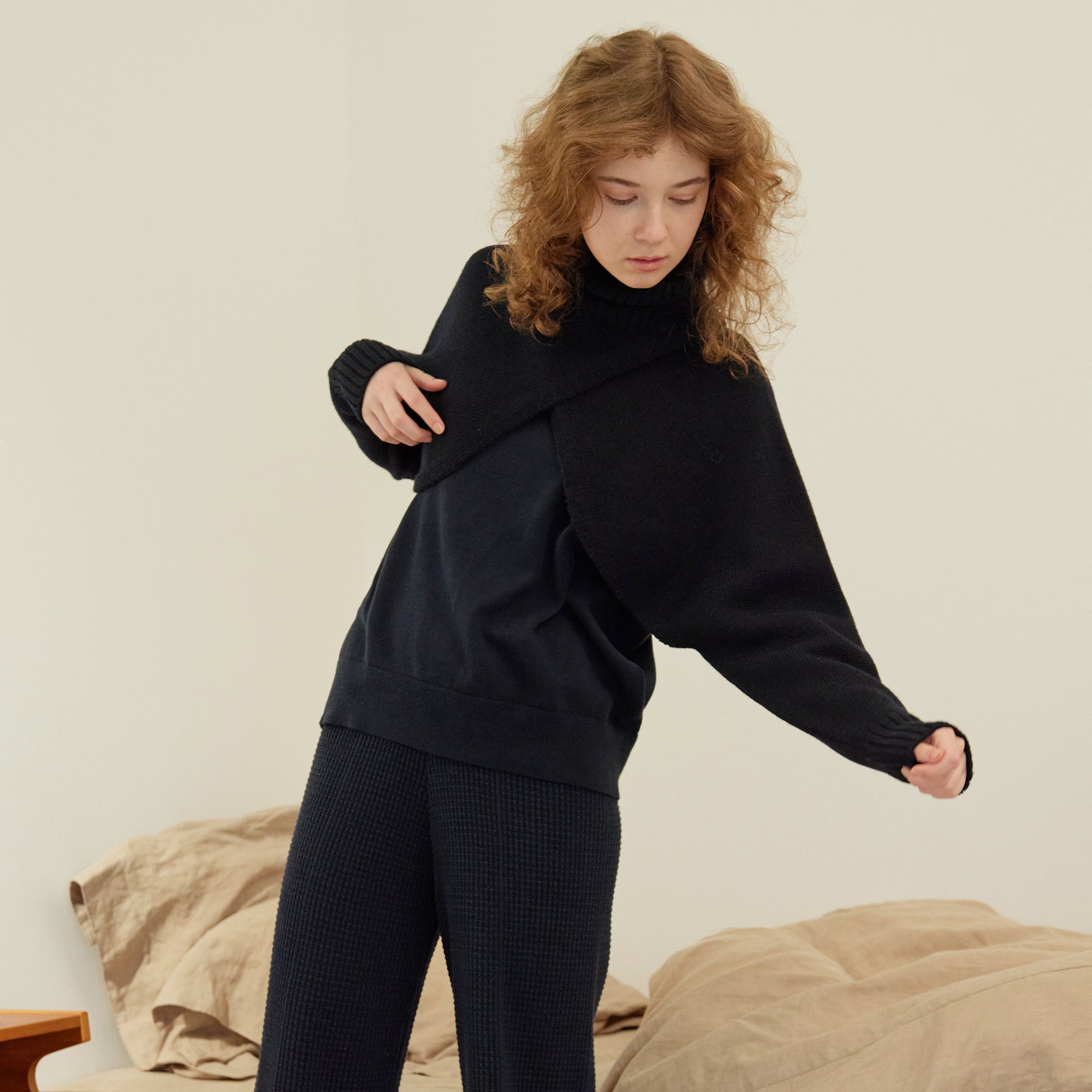 好評 《SALE》Turtle Knit タートルニットボレロ Bolero, トップス