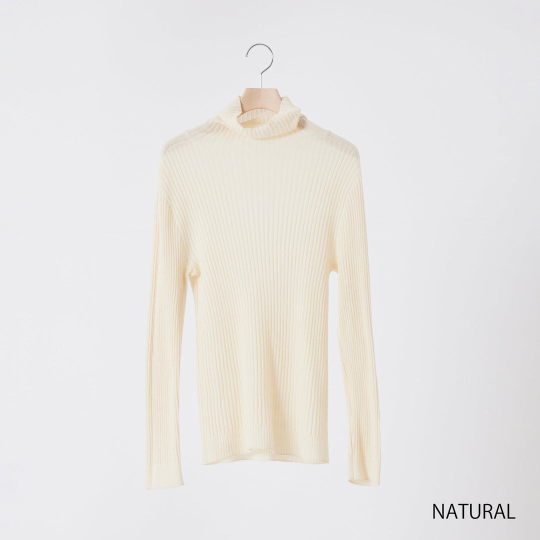 Comfy Knit Long Sleeve Turtleneck Pullover<br>コンフィニット長袖タートルネックプルオーバー