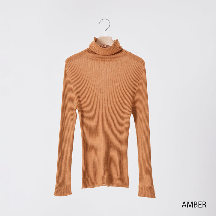 Comfy Knit Long Sleeve Turtleneck Pullover<br>コンフィニット長袖タートルネックプルオーバー