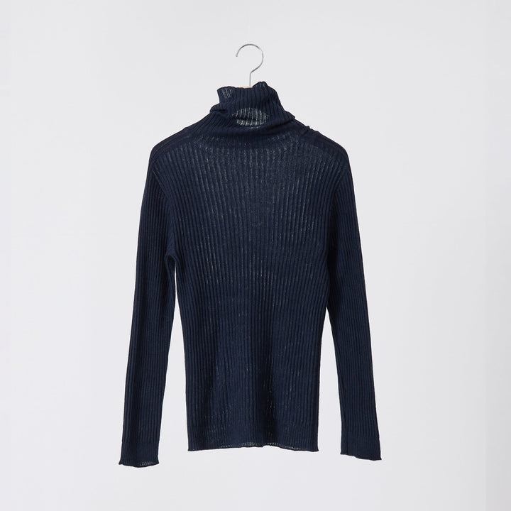 Comfy Knit Long Sleeve Turtleneck Pullover<br>コンフィニット長袖タートルネックプルオーバー