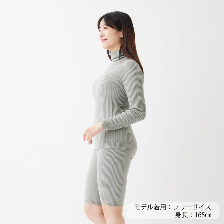 Comfy Knit Long Sleeve Turtleneck Pullover<br>コンフィニット長袖タートルネックプルオーバー