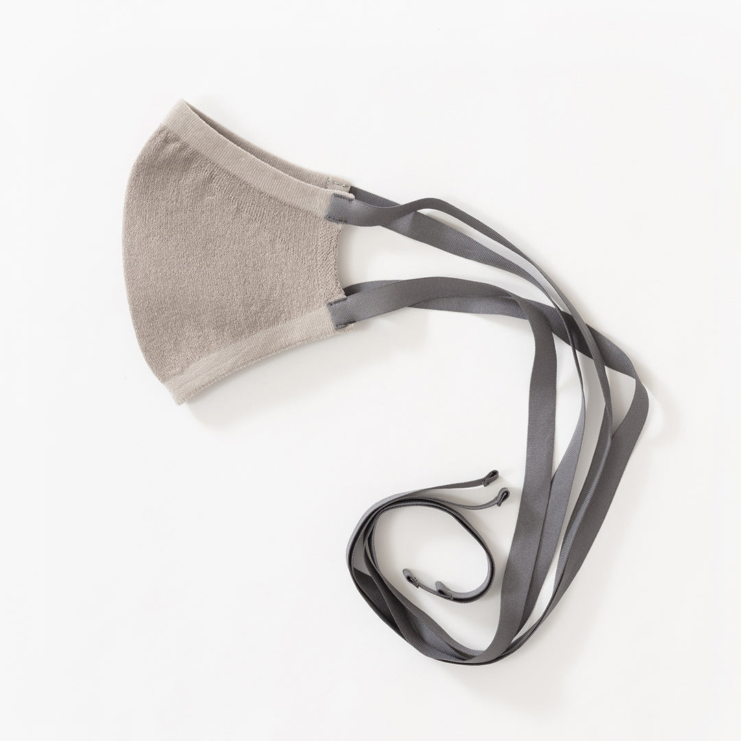 Washi knit  ribbon mask 和紙ニットリボンマスク(抗菌マスクケース付き)