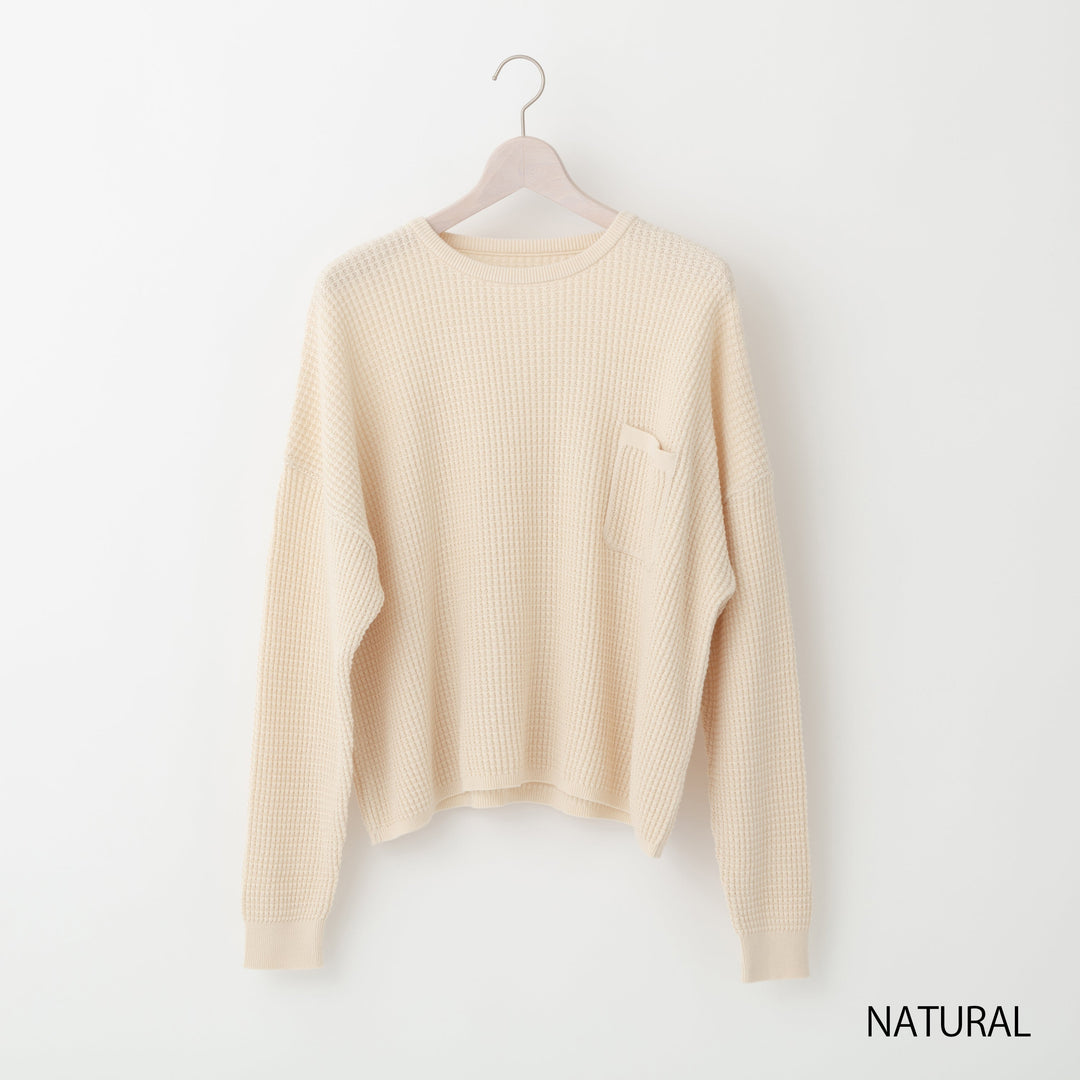 Puffy Knit Pullover<br>パフィーニットプルオーバー