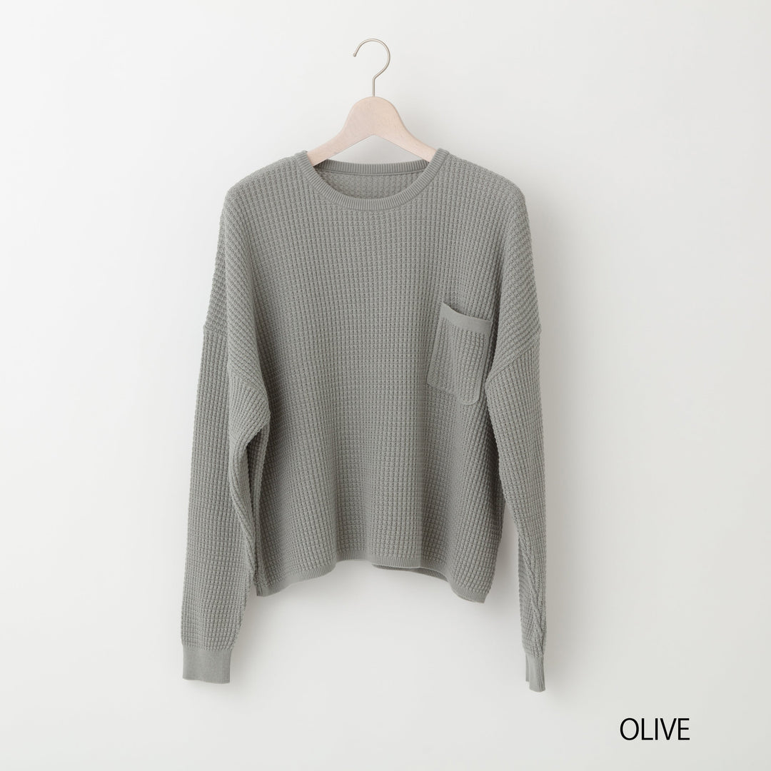 Puffy Knit Pullover<br>パフィーニットプルオーバー