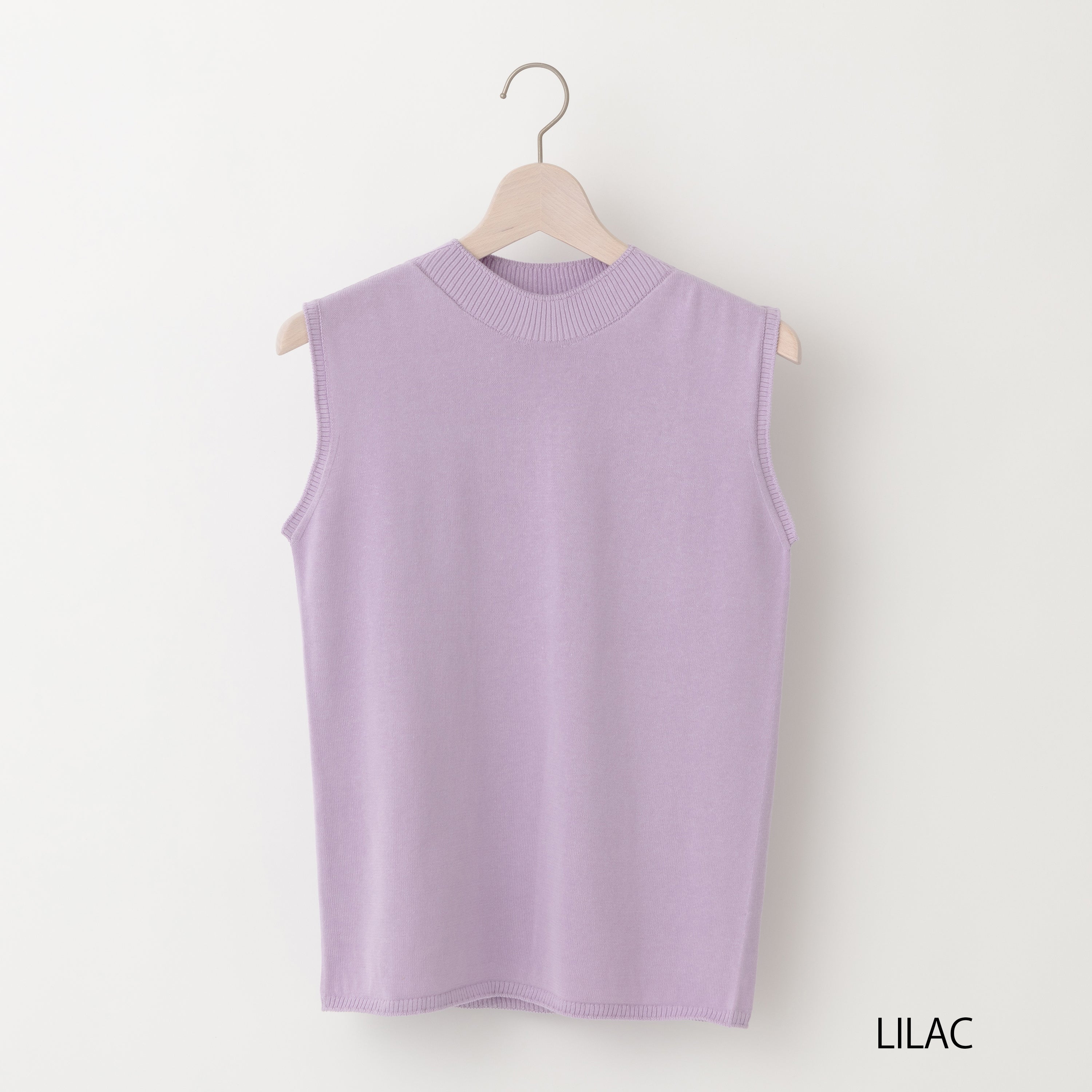 Sleeve Less Knit T ノースリーブニットT