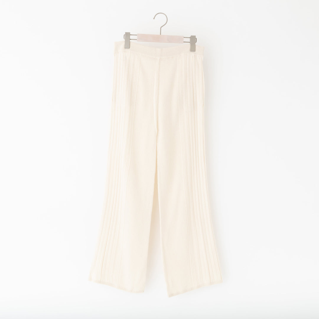 Fika Random Rib Knit pants<br>フィーカ ランダムリブニットパンツ