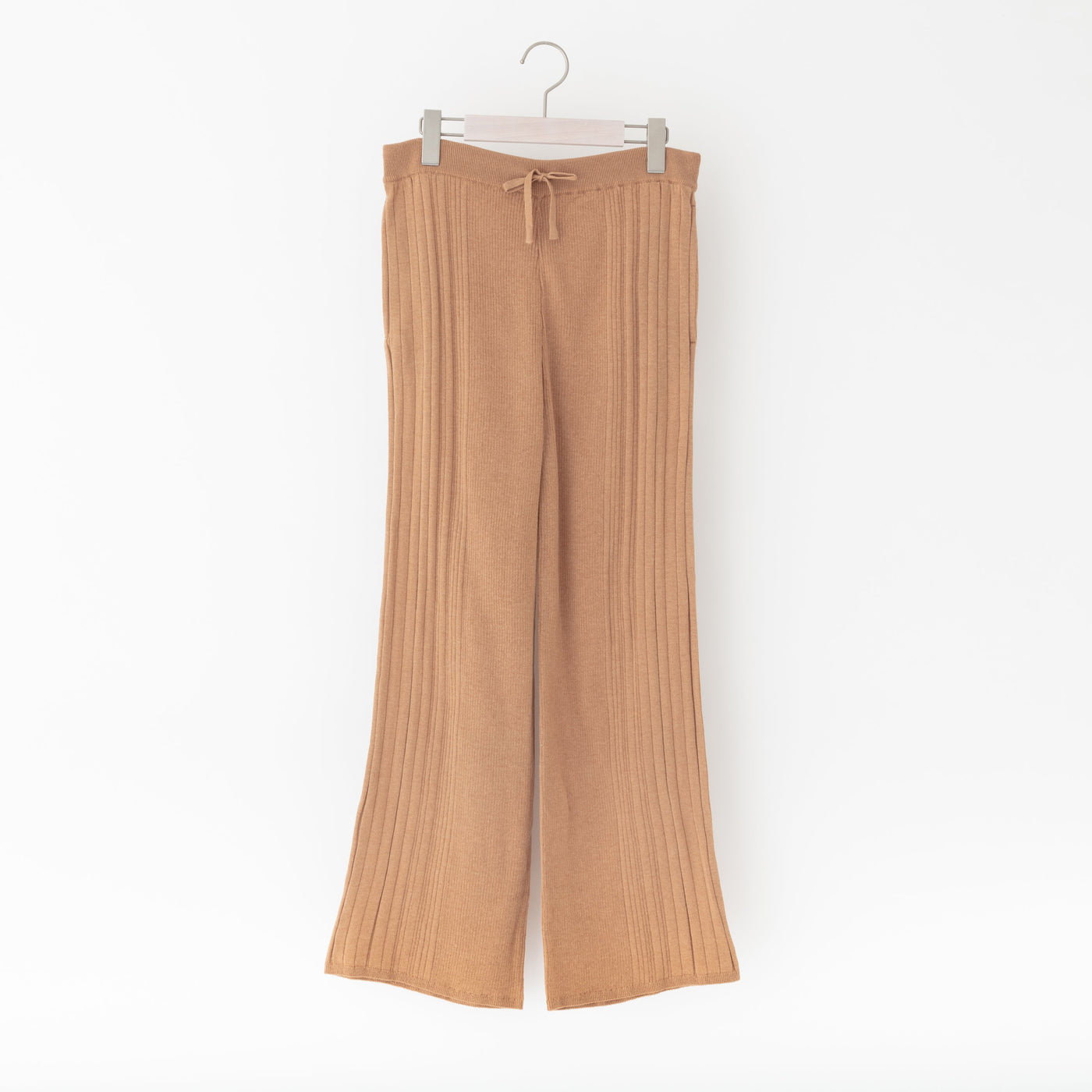 Fika Random Rib Knit pants フィーカ ランダムリブニットパンツ