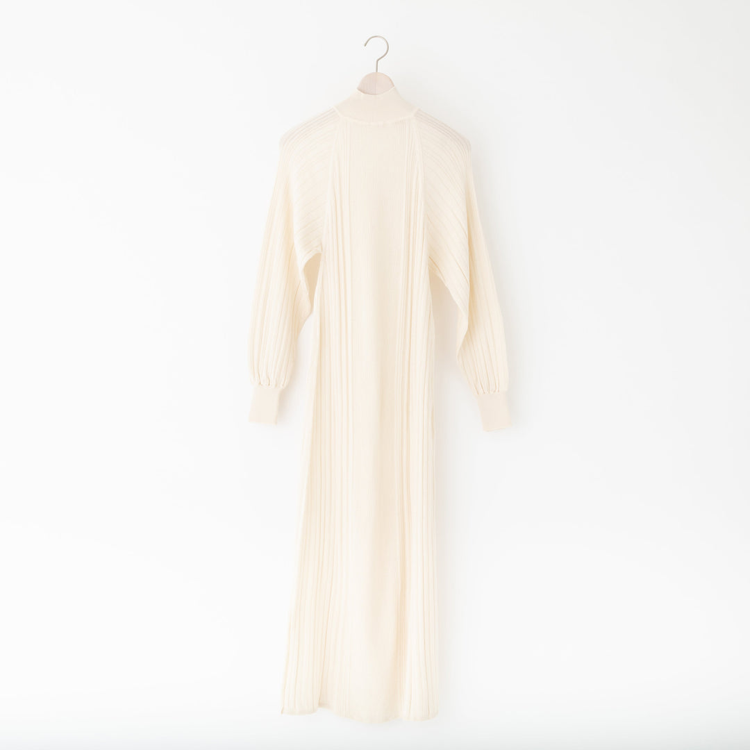 Fika Random Rib Knit Dress<br>フィーカ ランダムリブニットワンピース