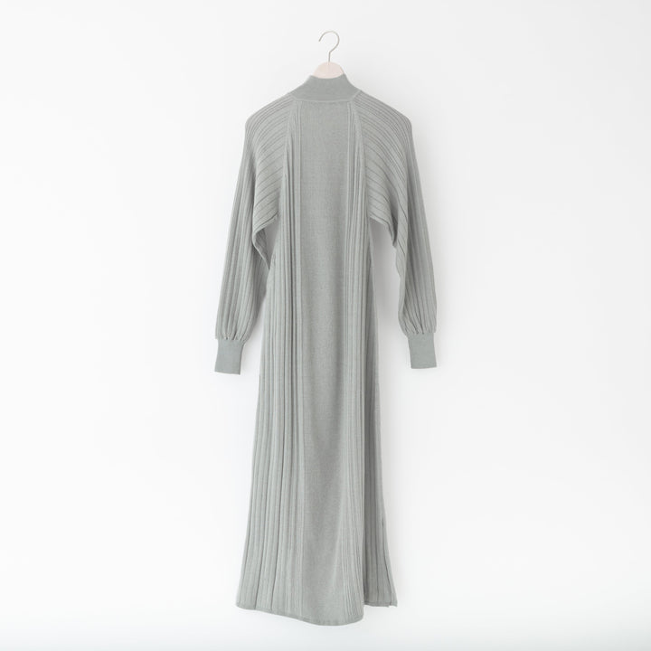 Fika Random Rib Knit Dress<br>フィーカ ランダムリブニットワンピース