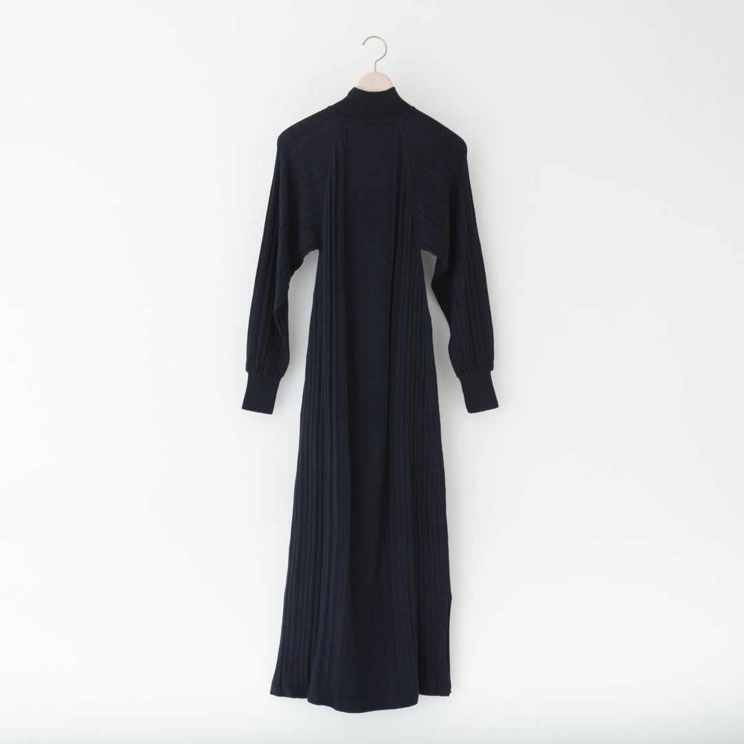 Fika Random Rib Knit Dress<br>フィーカ ランダムリブニットワンピース