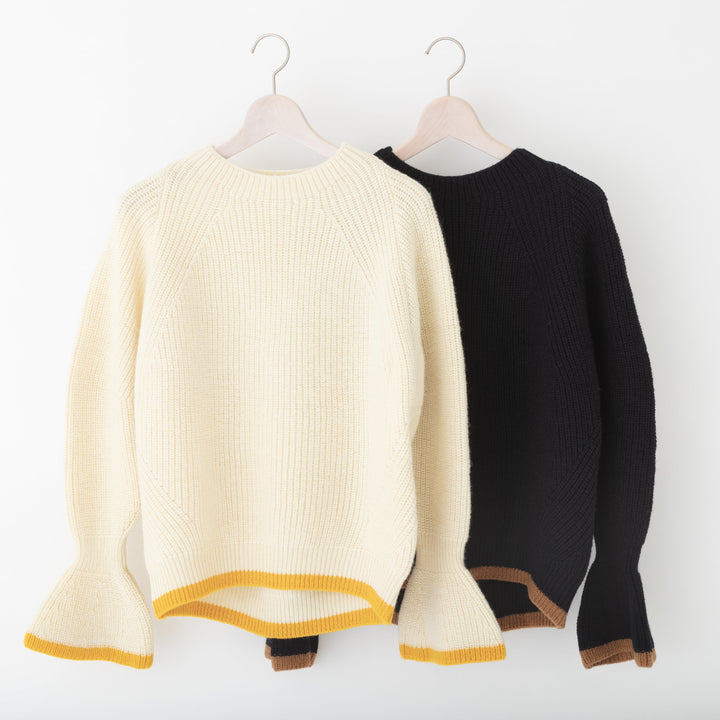 Recycle Wool Crew Knit Pullover<br>リサイクルウール クルーニットプルオーバー