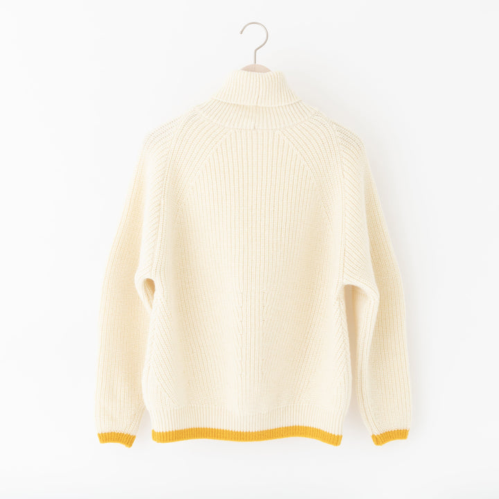 Recycle Wool Turtleneck Pullover<br>リサイクルウール タートルネックプルオーバー