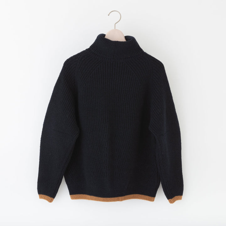 Recycle Wool Turtleneck Pullover<br>リサイクルウール タートルネックプルオーバー