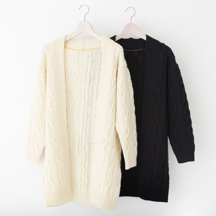 Recycle Wool Cocoon Cardigan<br>リサイクルウール コクーンカーディガン