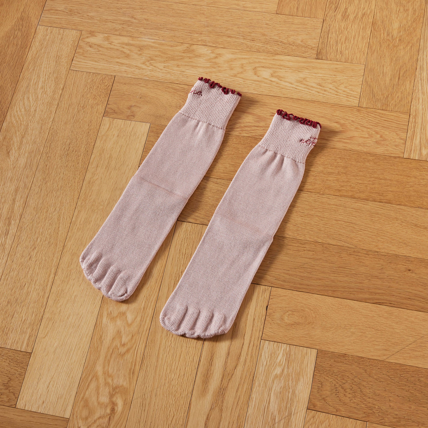 Silk Partition Socks シルクパーテーションソックス