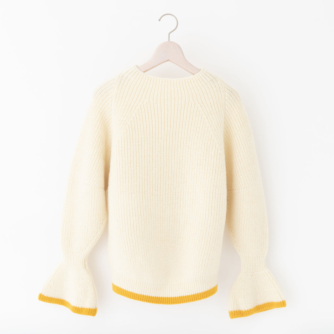 《SALE》Recycle Wool Crew Knit Pullover<br>リサイクルウール クルーニットプルオーバー